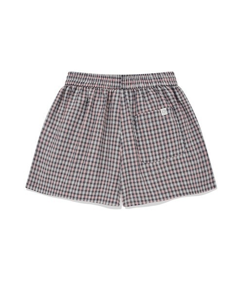 Wacky WiLLy（ワッキーウィリー）の「WOMEN'S CHECKED SEERSUCKER SHORTS（その他パンツ・レディース・クリーム/ネイビー・SMALL/MEDIUM）」の7枚目の写真