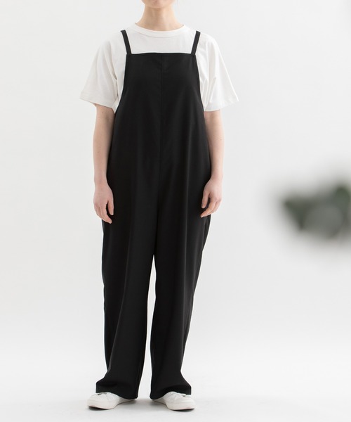 nop de nod（ノップドゥノッド）の「サージサロペットパンツ（サロペット/オーバーオール・レディース・ブラック/ダークグレー・3）」の11枚目の写真