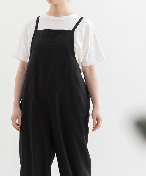 nop de nod（ノップドゥノッド）の「サージサロペットパンツ（サロペット/オーバーオール・レディース・ブラック/ダークグレー・3）」の14枚目の写真