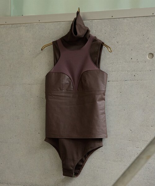 Mii:）♡♡♡ OVERNEATH】Bra056 バーガンディ　ML OVERNEATH】別注 Bra056（タンクトップ）｜overneath（オーバーニース