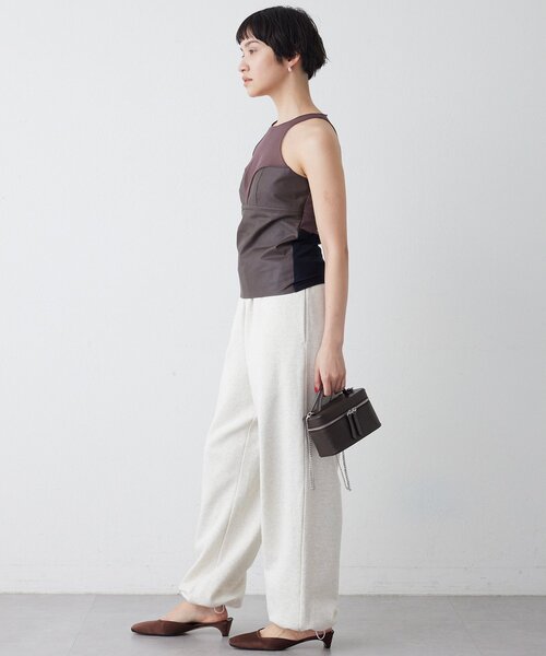 overneath(オーバーニース)の「【OVERNEATH】別注 Bra056(タンクトップ・レディース・ホワイト/ブラウン・MEDIUM)」の18枚目の写真