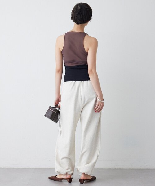overneath(オーバーニース)の「【OVERNEATH】別注 Bra056(タンクトップ・レディース・ホワイト/ブラウン・MEDIUM)」の20枚目の写真