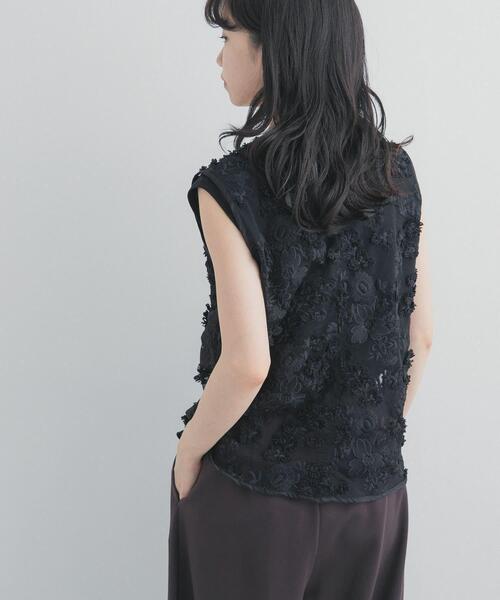 LAYAS(レイヤーズ)の「『別注』LAYAS×DOORS LACE JQD TANKTOP(タンクトップ・レディース・ホワイト/ブラック・ONE)」の12枚目の写真