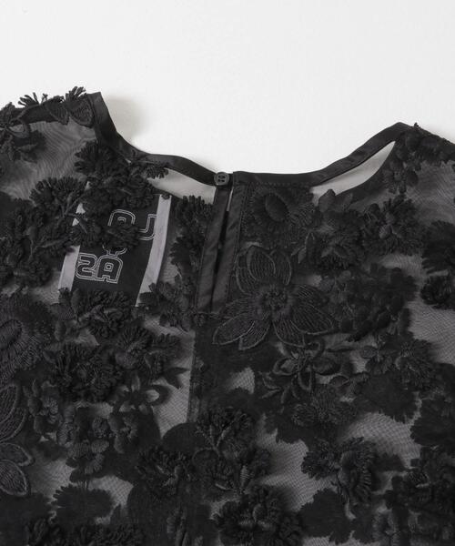 LAYAS(レイヤーズ)の「『別注』LAYAS×DOORS LACE JQD TANKTOP(タンクトップ・レディース・ホワイト/ブラック・ONE)」の6枚目の写真