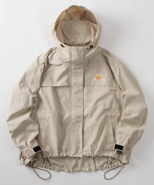 KELTY（ケルティ）の「【97】【KELTY/ケルティー】ワンポイントワッペン ショート マウンテンパーカー/ザパタジャケット/ドローコード/撥水/レディース（マウンテンパーカー・レディース・ベージュ/チャコールグレー/セージグリーン/ブラック・M）」の3枚目の写真