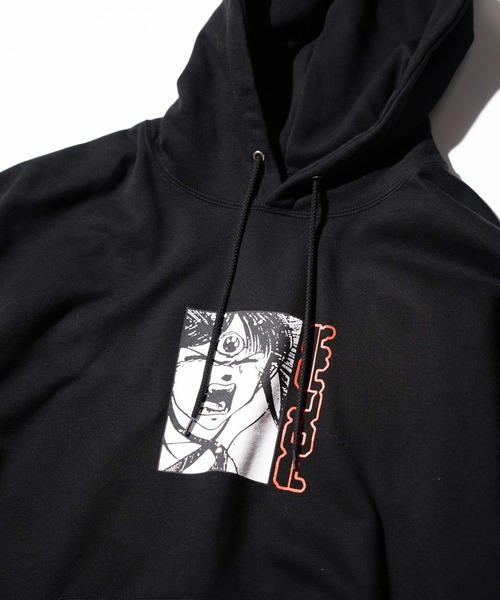 Polar Skate Co. DAVE HOODIE THIRD EYE — худи Dave (серый), садовая айкон‑принт