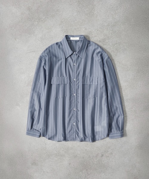 シアーCPOシャツ /春服/通気性/ウォッシャブル（シャツ/ブラウス