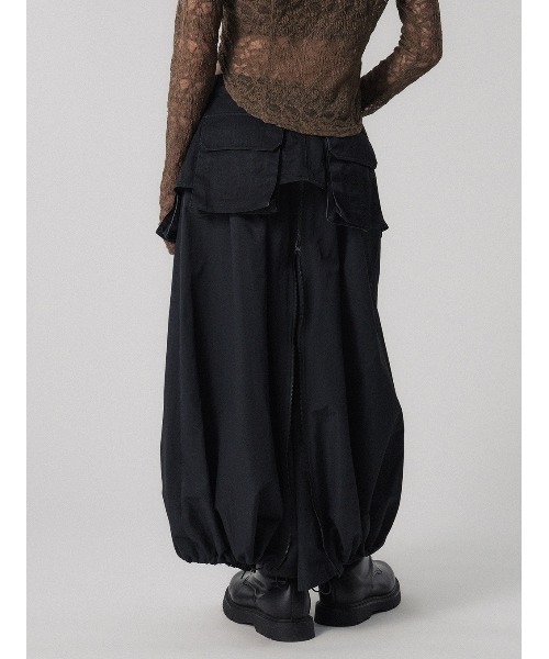 ELCHELE(エルチェレ)の「SKIRT LIKE PANTS(スカート・レディース・キナリ/ブラック・36/38)」の5枚目の写真