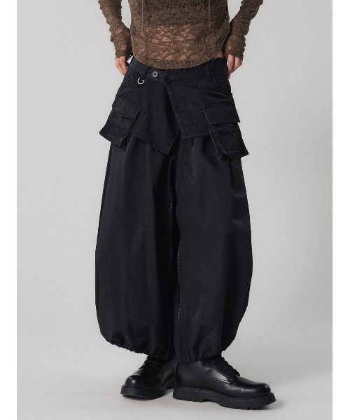 ELCHELE(エルチェレ)の「SKIRT LIKE PANTS(スカート・レディース・キナリ/ブラック・36/38)」の3枚目の写真