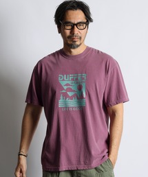 PIGMENT DYE GRAPHIC TEE:ピグメントダイ グラフィックTシャツ / 製品染め / USコットン / バイオウォッシュ / アウトドア / ヴィンテージ加工