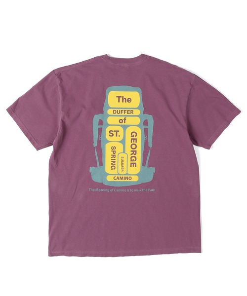 The DUFFER of ST.GEORGE(ザダファーオブセントジョージ)の「PIGMENT DYE GRAPHIC TEE:ピグメントダイ グラフィックTシャツ / 製品染め / USコットン / バイオウォッシュ / アウトドア / ヴィンテージ加工(Tシャツ/カットソー・メンズ・イエロー/パープル/ターコイズブルー/チャコールグレー・SMALL/X-LARGE/LARGE/MEDIUM)」の19枚目の写真