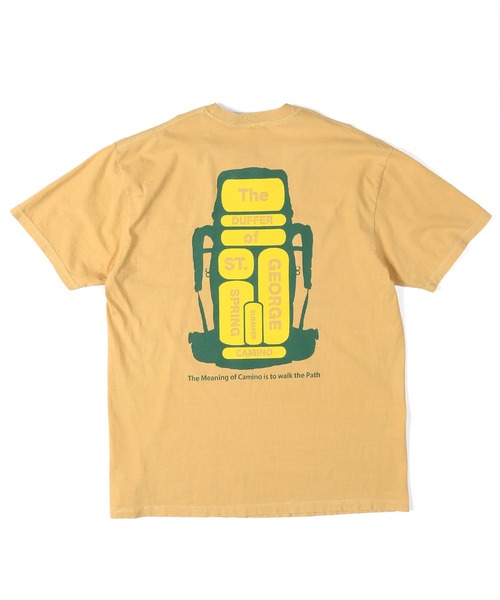 The DUFFER of ST.GEORGE(ザダファーオブセントジョージ)の「PIGMENT DYE GRAPHIC TEE:ピグメントダイ グラフィックTシャツ / 製品染め / USコットン / バイオウォッシュ / アウトドア / ヴィンテージ加工(Tシャツ/カットソー・メンズ・イエロー/パープル/ターコイズブルー/チャコールグレー・SMALL/X-LARGE/LARGE/MEDIUM)」の21枚目の写真