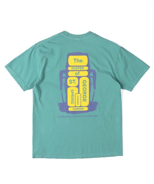 The DUFFER of ST.GEORGE(ザダファーオブセントジョージ)の「PIGMENT DYE GRAPHIC TEE:ピグメントダイ グラフィックTシャツ / 製品染め / USコットン / バイオウォッシュ / アウトドア / ヴィンテージ加工(Tシャツ/カットソー・メンズ・イエロー/パープル/ターコイズブルー/チャコールグレー・SMALL/X-LARGE/LARGE/MEDIUM)」の17枚目の写真