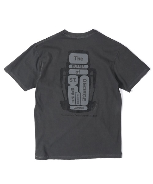 The DUFFER of ST.GEORGE(ザダファーオブセントジョージ)の「PIGMENT DYE GRAPHIC TEE:ピグメントダイ グラフィックTシャツ / 製品染め / USコットン / バイオウォッシュ / アウトドア / ヴィンテージ加工(Tシャツ/カットソー・メンズ・イエロー/パープル/ターコイズブルー/チャコールグレー・SMALL/X-LARGE/LARGE/MEDIUM)」の15枚目の写真