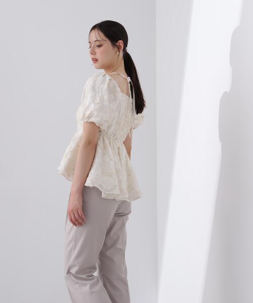 PROPORTION BODY DRESSING（プロポーションボディドレッシング）の「＜Ｌ＞バルーンスリーブペプラムセットアップ / 1216140415（セットアップ・レディース・ベージュ/グレー・MEDIUM/P/S/SMALL）」の13枚目の写真