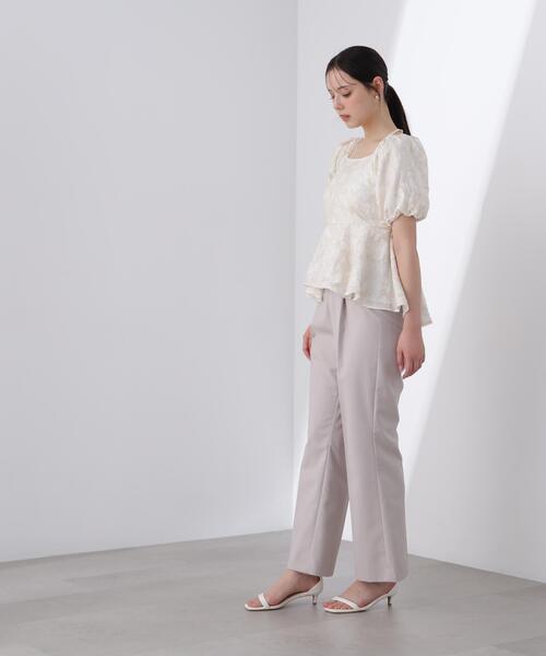 PROPORTION BODY DRESSING（プロポーションボディドレッシング）の「＜Ｌ＞バルーンスリーブペプラムセットアップ / 1216140415（セットアップ・レディース・ベージュ/グレー・MEDIUM/P/S/SMALL）」の15枚目の写真