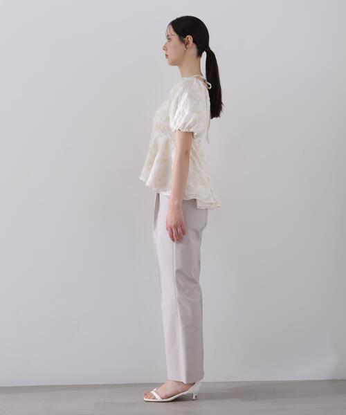 PROPORTION BODY DRESSING（プロポーションボディドレッシング）の「＜Ｌ＞バルーンスリーブペプラムセットアップ / 1216140415（セットアップ・レディース・ベージュ/グレー・MEDIUM/P/S/SMALL）」の18枚目の写真