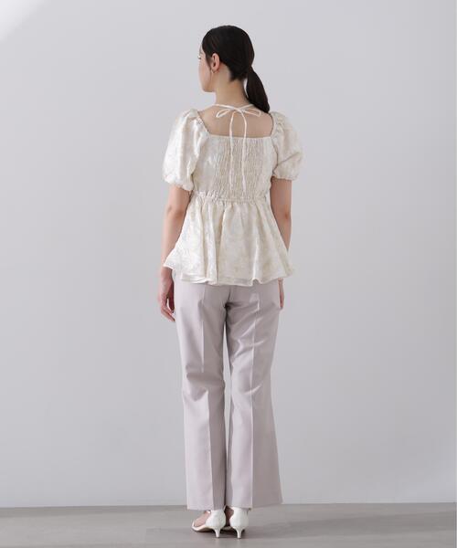 PROPORTION BODY DRESSING（プロポーションボディドレッシング）の「＜Ｌ＞バルーンスリーブペプラムセットアップ / 1216140415（セットアップ・レディース・ベージュ/グレー・MEDIUM/P/S/SMALL）」の19枚目の写真