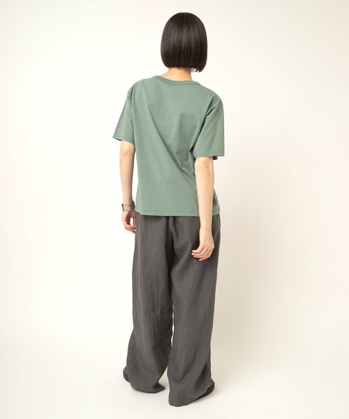 RNA-N(アールエヌエーエヌ)の「M2649 SPEAK発泡プリントT(Tシャツ/カットソー・レディース・オフホワイト/グレー/グリーン・FREE)」の19枚目の写真