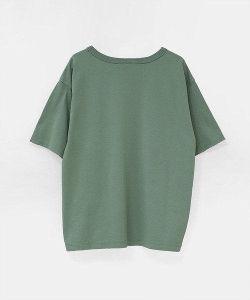 RNA-N(アールエヌエーエヌ)の「M2649 SPEAK発泡プリントT(Tシャツ/カットソー・レディース・オフホワイト/グレー/グリーン・FREE)」の7枚目の写真