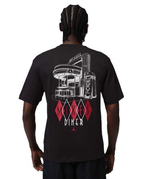 JORDAN BRAND(ジョーダンブランド)の「ジョーダン ジョーダン NC ダイナー GFX S/S クルー(Tシャツ/カットソー・メンズ・ブラック×ホワイト・M/L/SS/S/XL/2XL/3XL)」の3枚目の写真