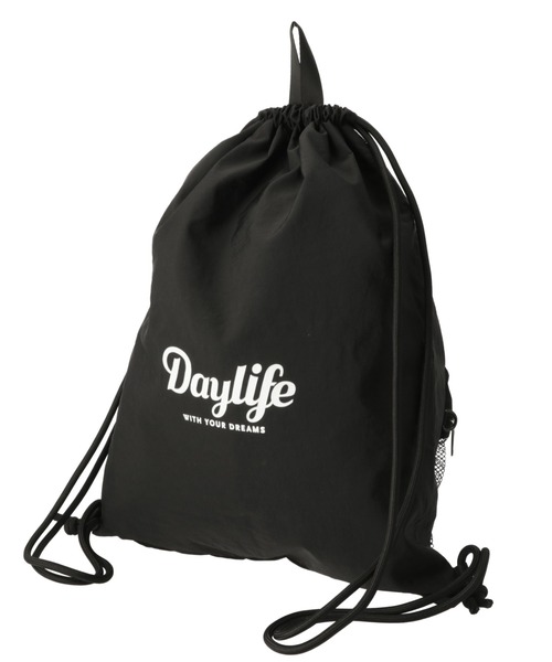 DAYLIFE(デイライフ)の「【DAYLIFE/デイライフ】 MESH POCKET NAPSAC(バックパック/リュック・レディース・ブラック/ベージュ/パープル/ピンク・FREE)」の6枚目の写真