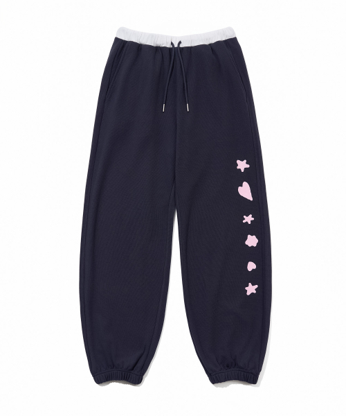 YOUHEE（ユヒ）の「[3COLORS] GRAPHIC WAFFLE SWEAT PANTS（スウェットパンツ・レディース・チャコール/パープル/ライトグレー・FREE）」の10枚目の写真