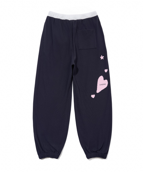 YOUHEE（ユヒ）の「[3COLORS] GRAPHIC WAFFLE SWEAT PANTS（スウェットパンツ・レディース・チャコール/パープル/ライトグレー・FREE）」の11枚目の写真