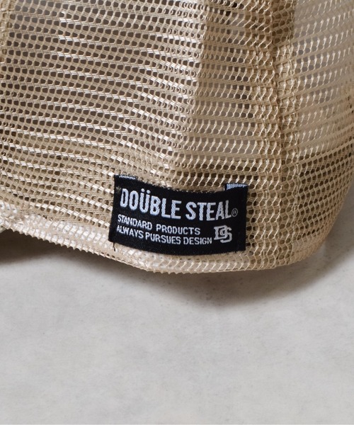 DOUBLE STEAL(ダブルスティール)の「DSベーシックメッシュキャップ(キャップ・メンズ・ベージュ/ブラック・FREE)」の6枚目の写真
