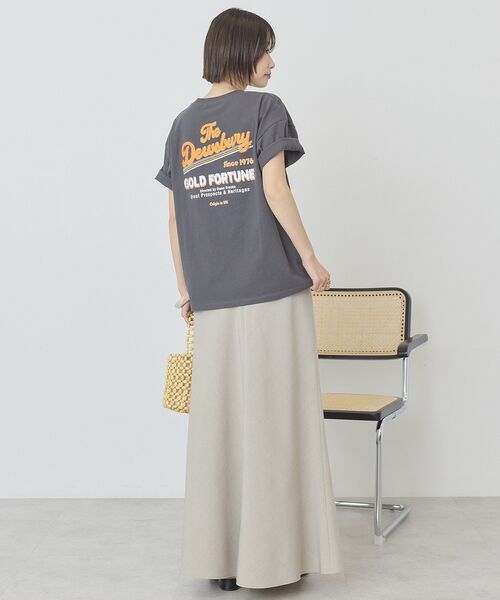AMERICAN HOLIC（アメリカンホリック）の「サガラ刺繍Tシャツ（Tシャツ/カットソー・レディース・オフホワイト/チャコールグレー/ブラウン・FREE）」の22枚目の写真
