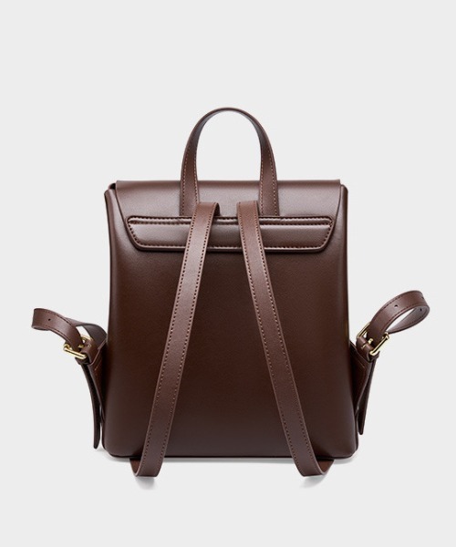 NiiNa(ニーナ)の「【 NiiNa / ニーナ 】高品質牛革クラシック2WAYバックパック(バックパック/リュック・レディース・ホワイト/ブラウン・FREE)」の11枚目の写真