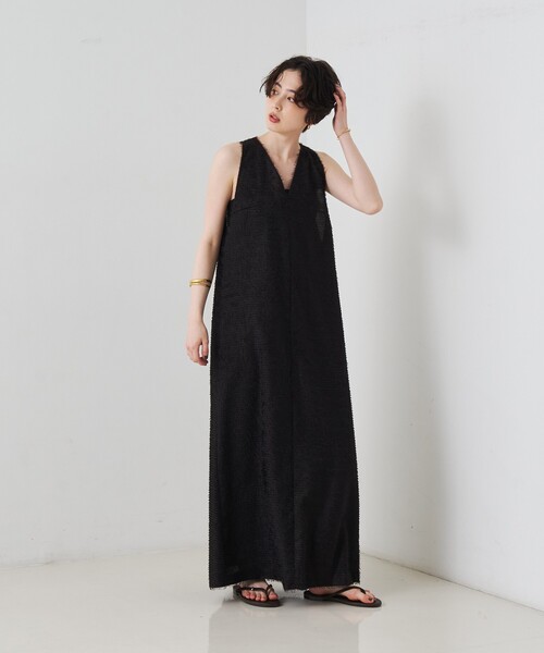 Rouge vif(ルージュヴィフ)の「カットジャガードシアーノスリーブワンピース(ワンピース・レディース・ブラック・フリー)」の20枚目の写真