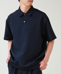 GLOSTER | 【セットアップ対応】リネンライクキャンバスポロ(ポロシャツ)