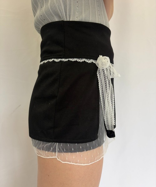 Alite cloth(アリーテクロス)の「スリットミニスカート(スカート・レディース・ブラック/グレー/ホワイト・FREE)」の12枚目の写真