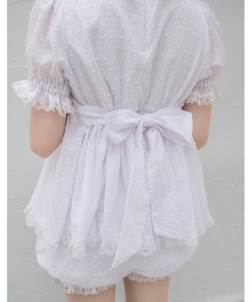 Fiorforte(フィオルフォルテ)の「baby dress setup(ワンピース・レディース・ピンク/ホワイト・FREE)」の7枚目の写真