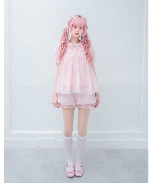 Fiorforte(フィオルフォルテ)の「baby dress setup(ワンピース・レディース・ピンク/ホワイト・FREE)」の11枚目の写真