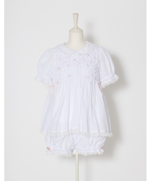Fiorforte(フィオルフォルテ)の「baby dress setup(ワンピース・レディース・ピンク/ホワイト・FREE)」の14枚目の写真