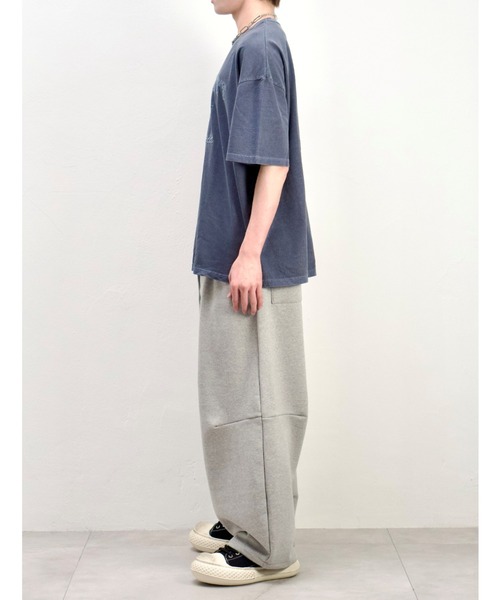 Chikashitsu +(チカシツプラス)の「【Chikashitsu +】Pigment university t-shirt / 【チカシツプラス】ピグメントユニバーシティ半袖Tシャツ(Tシャツ/カットソー・メンズ・ブラック/ネイビー/チャコール・ONE SIZE)」の14枚目の写真
