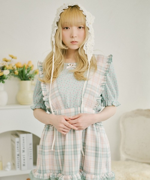 kutir(クティール)の「【クティールとレトロ】花柄アソートトップス(Tシャツ/カットソー・レディース・ホワイト/オフホワイト/グリーン/ブルー/アイボリー/ピンク/その他・FREE)」の20枚目の写真