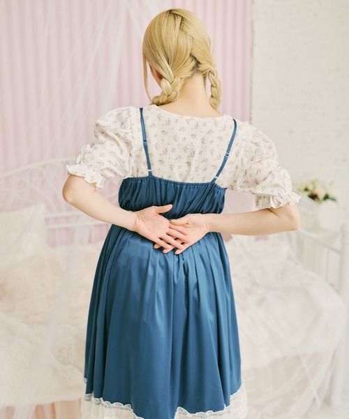 kutir(クティール)の「【クティールとレトロ】花柄アソートトップス(Tシャツ/カットソー・レディース・ホワイト/オフホワイト/グリーン/ブルー/アイボリー/ピンク/その他・FREE)」の13枚目の写真