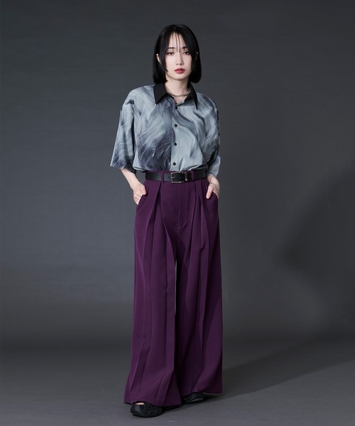 Ellno Loset(エルノロゼット)の「アソートガラシアーレイヤードシャツ(シャツ/ブラウス・メンズ・ホワイト系/ブルー系/ブラック系・LARGE/MEDIUM/SMALL)」の18枚目の写真