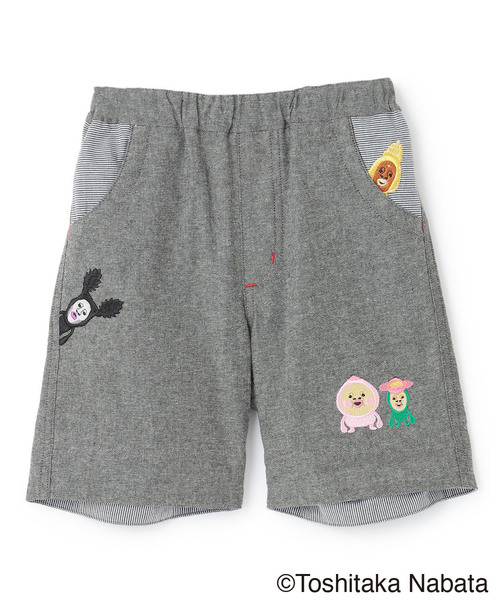 kladskap(クレードスコープ)の「【こびとづかん】5分丈パンツ(その他パンツ・キッズ・マスタード/チャコール・100cm/130cm/110cm/120cm/90cm)」の2枚目の写真