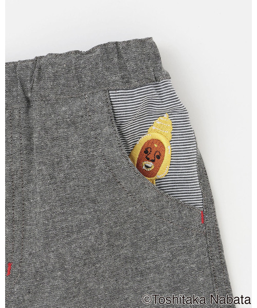 kladskap(クレードスコープ)の「【こびとづかん】5分丈パンツ(その他パンツ・キッズ・マスタード/チャコール・100cm/130cm/110cm/120cm/90cm)」の7枚目の写真