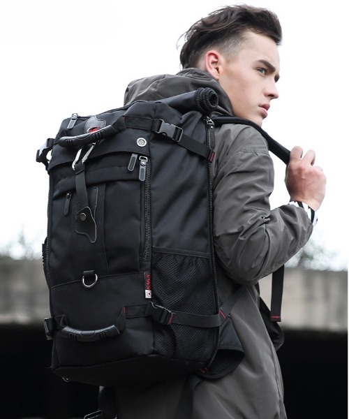 BACKYARD FAMILY(バックヤードファミリー)の「バックパック40L bcbag06(バックパック/リュック・メンズ・ブラック/グリーン・FREE)」の9枚目の写真