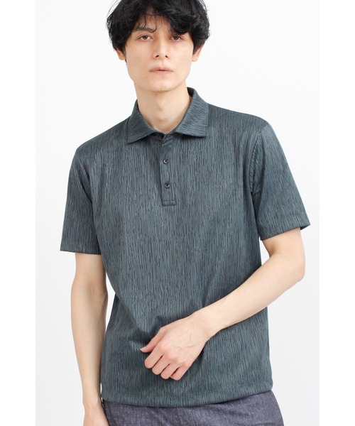 TORNADO MART(トルネードマート)の「DRYブライトウィローポロシャツ(Tシャツ/カットソー・メンズ・ブラック/ライトグレー/ブルー系その他・M/L/LL)」の3枚目の写真