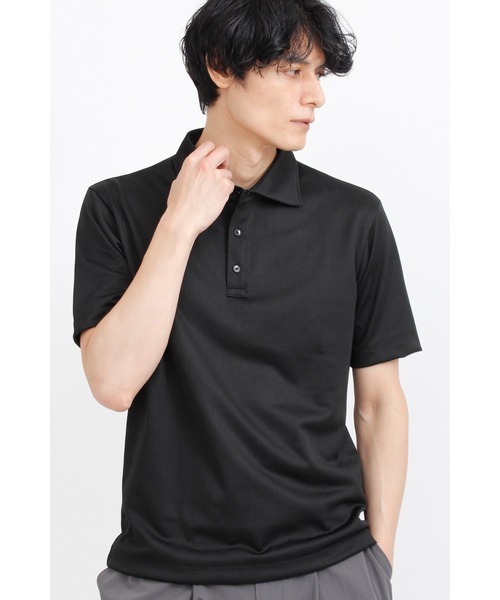 TORNADO MART(トルネードマート)の「DRYブライトウィローポロシャツ(Tシャツ/カットソー・メンズ・ブラック/ライトグレー/ブルー系その他・M/L/LL)」の1枚目の写真