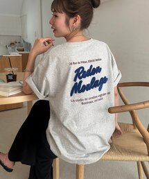 【Enlude/WEB限定】サガラ刺繍ロゴTシャツ《ユニセックス》
