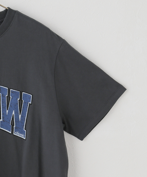 LOW CLASSIC(ロウ クラシック)の「【WEB+一部店舗限定】LOW CLASSIC Lc / ロウ クラシック エルシー LOW T-SHIRT(Tシャツ/カットソー・レディース・チャコールグレー/ブラック系その他・SMALL)」の4枚目の写真