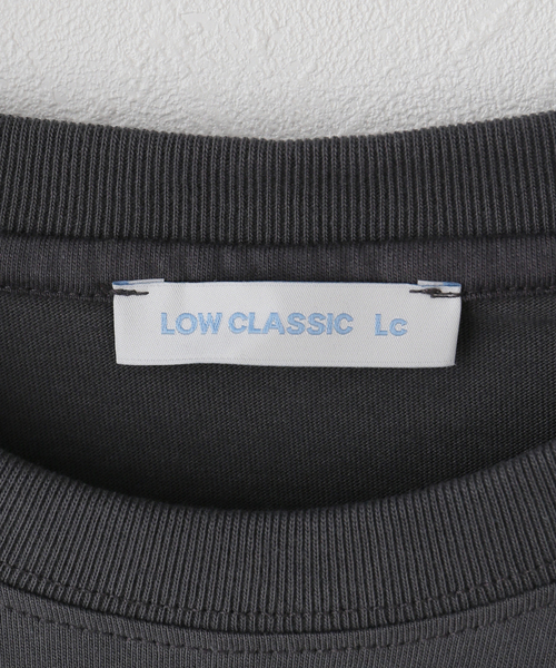 LOW CLASSIC(ロウ クラシック)の「【WEB+一部店舗限定】LOW CLASSIC Lc / ロウ クラシック エルシー LOW T-SHIRT(Tシャツ/カットソー・レディース・チャコールグレー/ブラック系その他・SMALL)」の6枚目の写真
