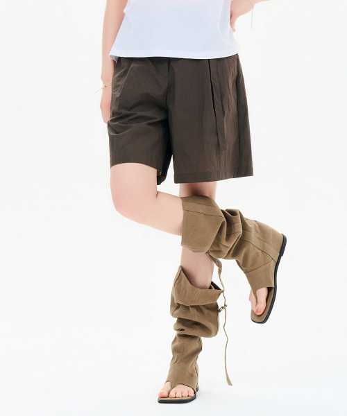 CHASECULT（チェイスカルト）の「女性5部キュロットパンツ-FCRG2574E08（その他パンツ・レディース・ブラウン・70/76/67）」の4枚目の写真